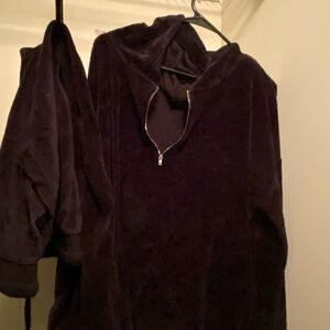 MATCHING FASHION NOVA Black Zip-Up Hoodie